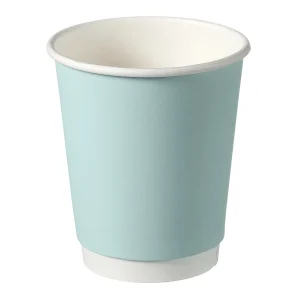 8ox baby blue takeaway coffee cup